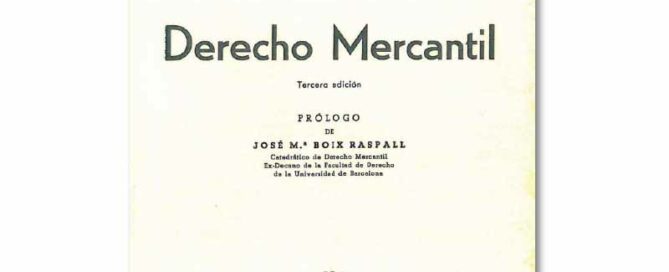 Derecho Mercantil